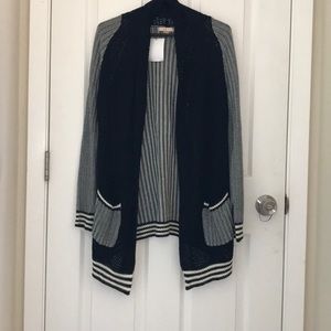 Skies Are Blue Open Front Knit Cardigan